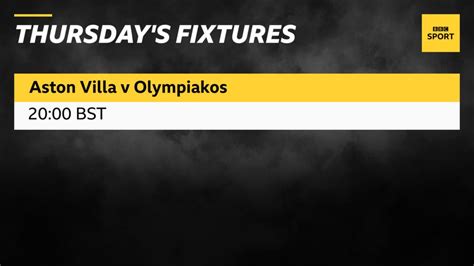 aston villa olympiakos live